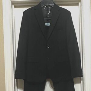Class Club Boys Suit 2Pc Black Sz 16